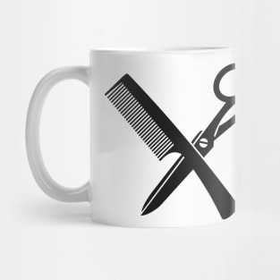 Comb and scissors Mug